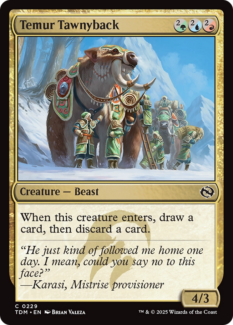 Temur Tawnyback [Tarkir: Dragonstorm] | Grognard Games