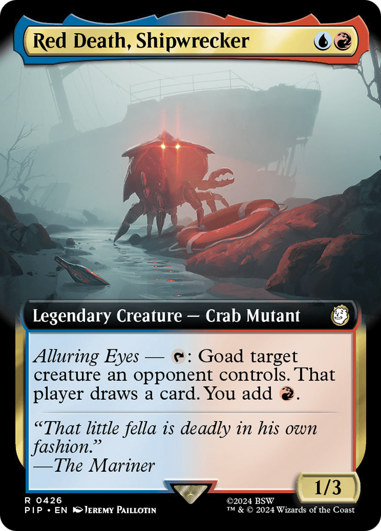 Red Death, Shipwrecker (Extended Art) [Fallout] | Grognard Games