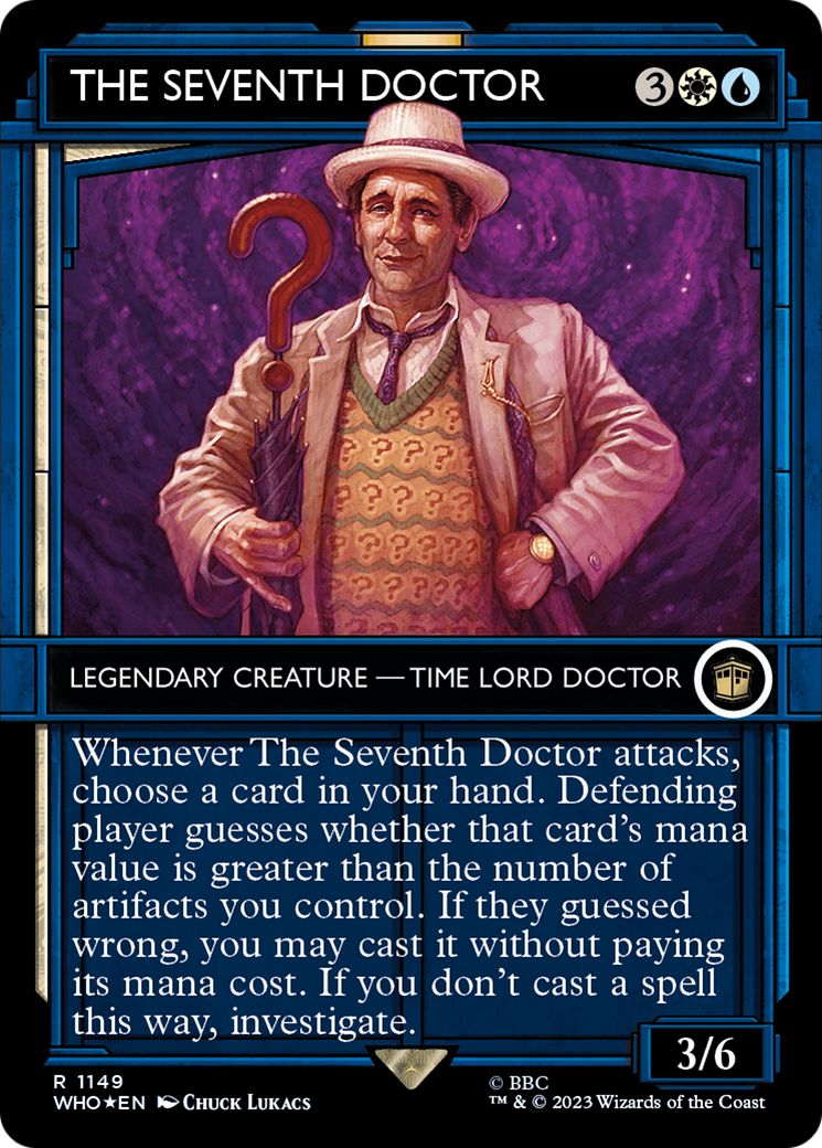 The Seventh Doctor (Showcase) (Surge Foil) [Doctor Who] | Grognard Games