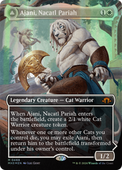 Ajani, Nacatl Pariah // Ajani, Nacatl Avenger (Borderless) (Textured Foil) [Modern Horizons 3] | Grognard Games