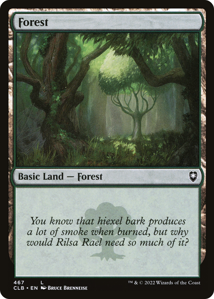 Forest (467) [Commander Legends: Battle for Baldur's Gate] | Grognard Games