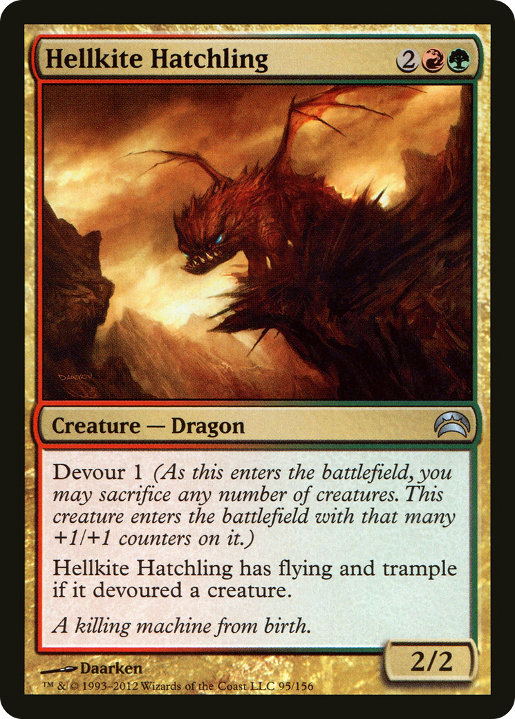 Hellkite Hatchling (PC2-095) - Planechase 2012 Foil | Grognard Games