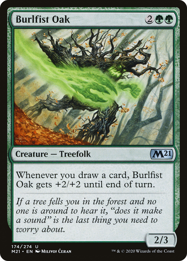 Burlfist Oak (M21-174) - Core Set 2021 Foil | Grognard Games