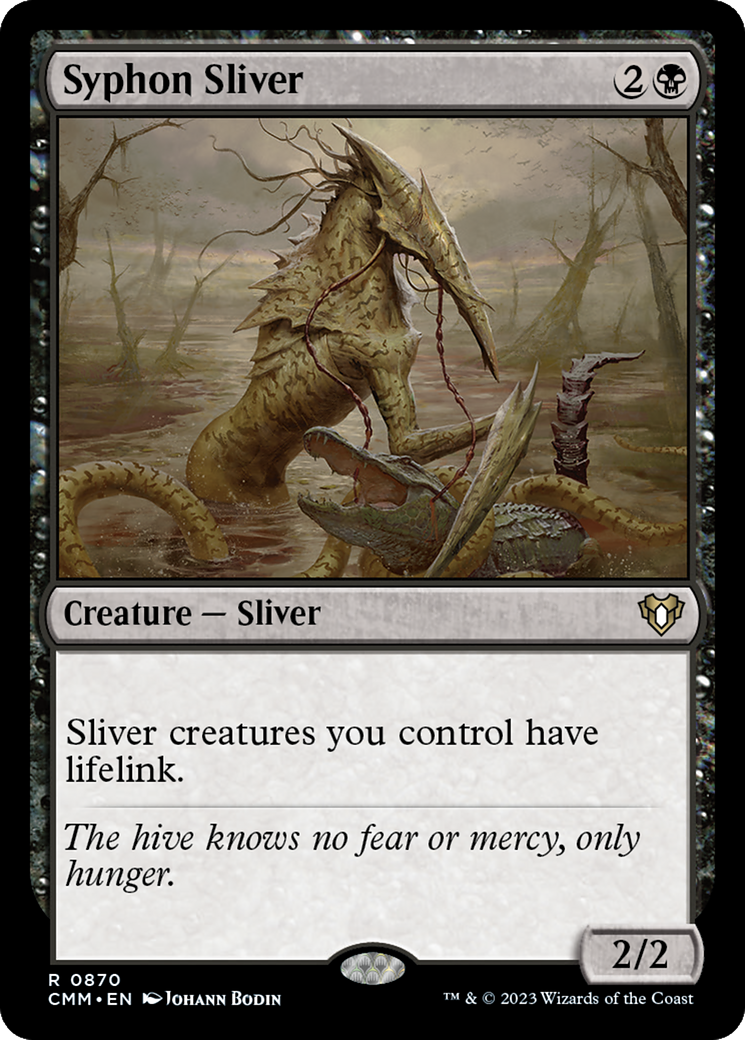Syphon Sliver [Commander Masters] | Grognard Games