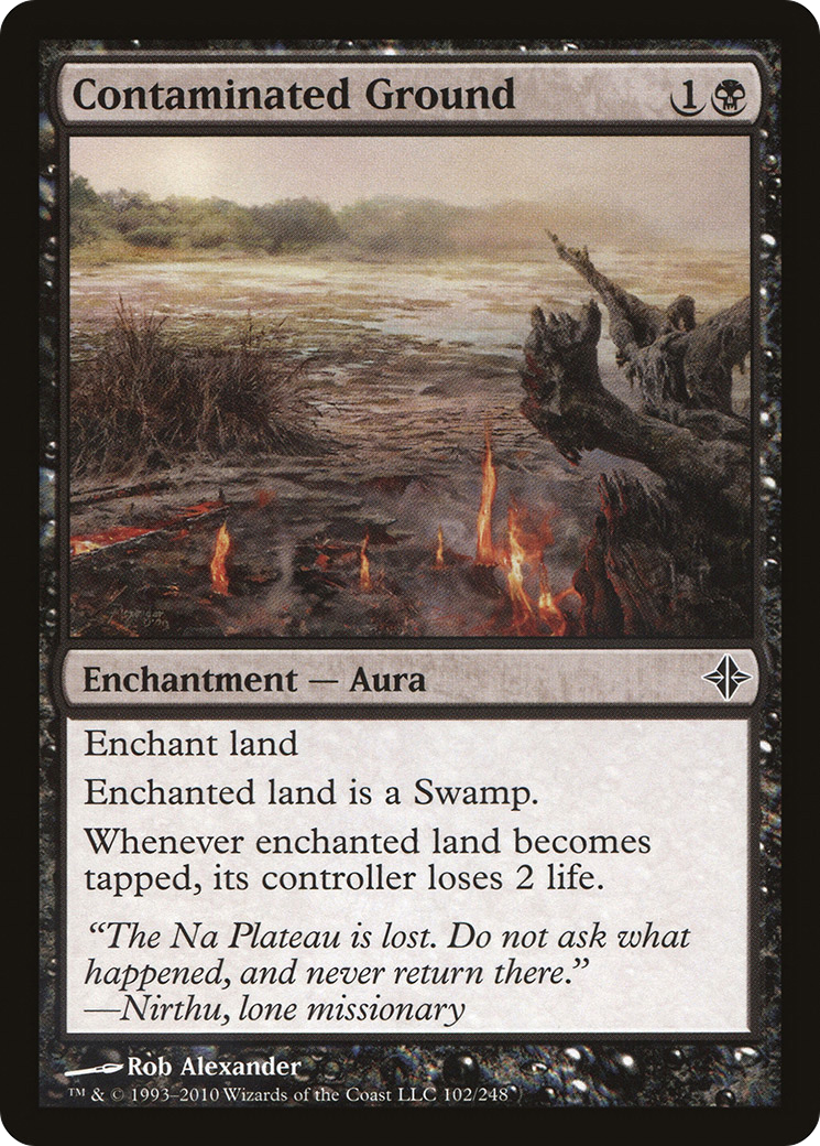 Contaminated Ground (ROE-102) - Rise of the Eldrazi Foil | Grognard Games