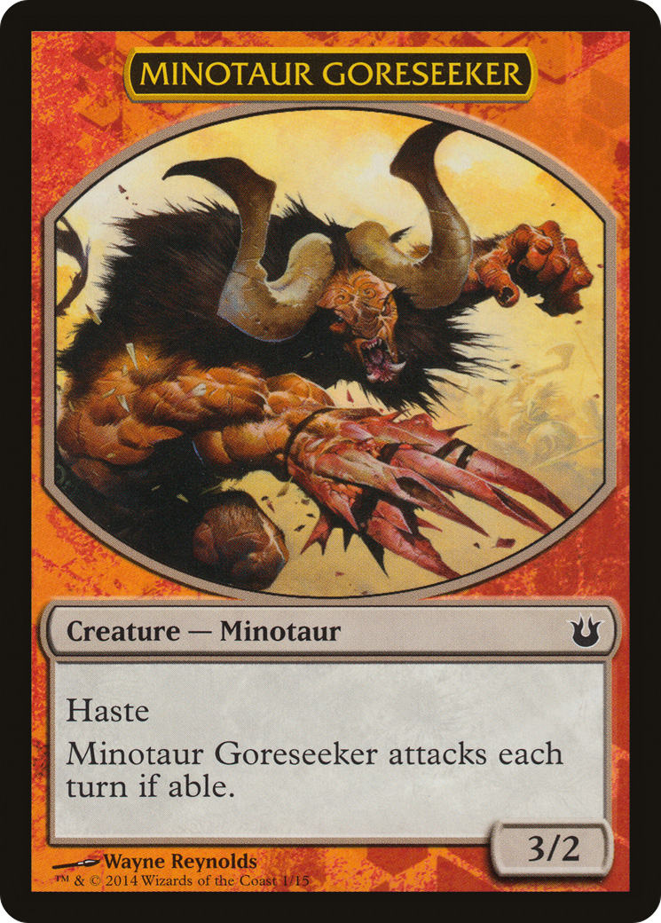 Minotaur Goreseeker [Born of the Gods Battle the Horde] | Grognard Games