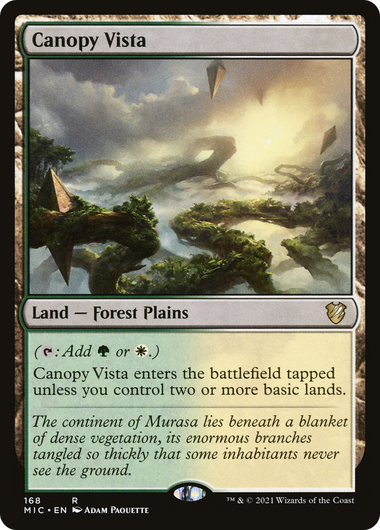 Canopy Vista [Innistrad: Midnight Hunt Commander] | Grognard Games