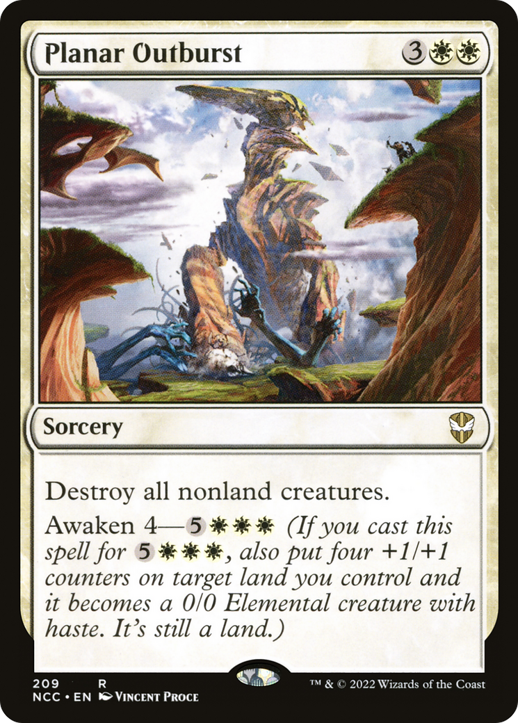 Planar Outburst [Streets of New Capenna Commander] | Grognard Games