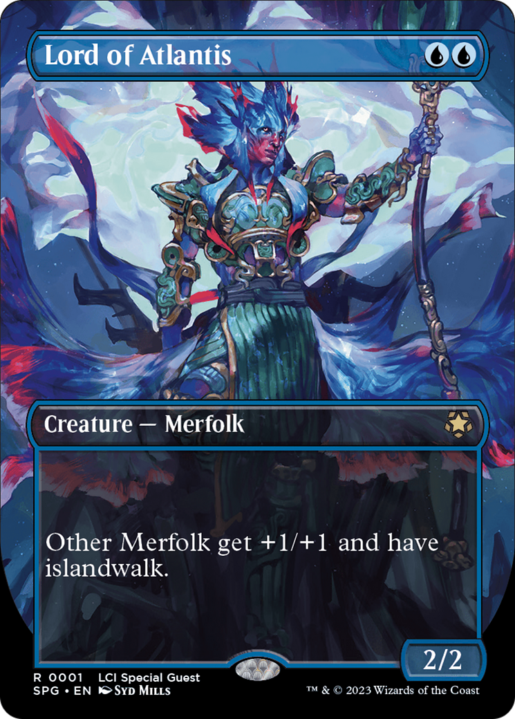 Lord of Atlantis (SPG-001) - Special Guests (Borderless) Foil | Grognard Games
