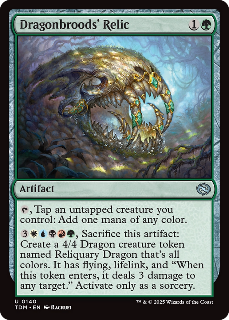 Dragonbroods' Relic [Tarkir: Dragonstorm] | Grognard Games