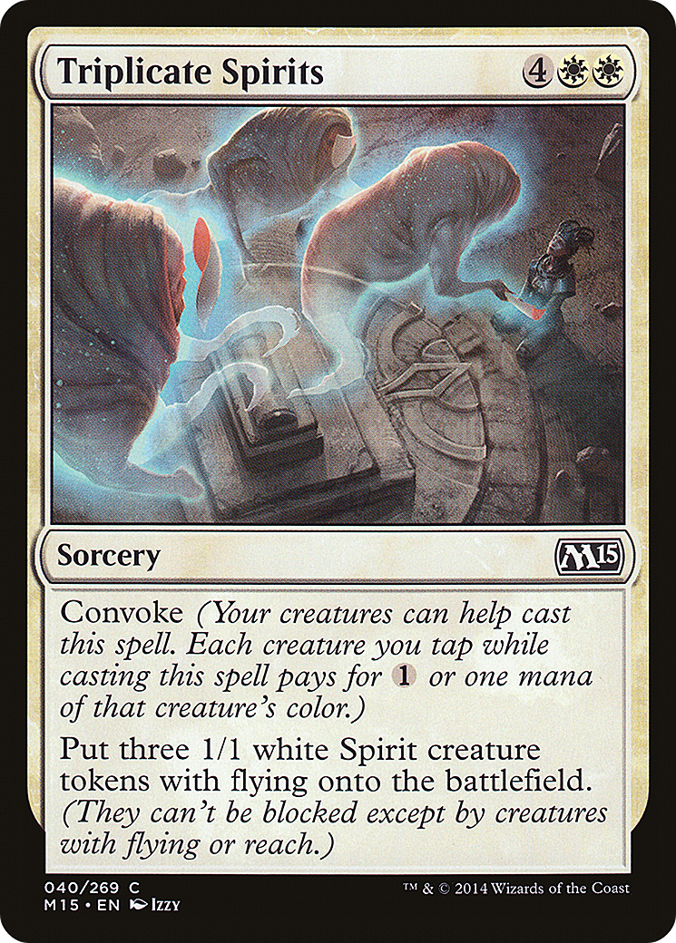 Triplicate Spirits (M15-040) - Magic 2015 | Grognard Games