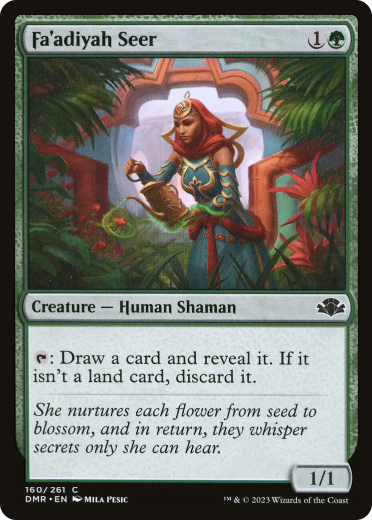 Fa'adiyah Seer [Dominaria Remastered] | Grognard Games