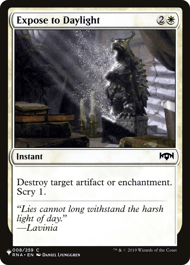 Expose to Daylight [The List] | Grognard Games