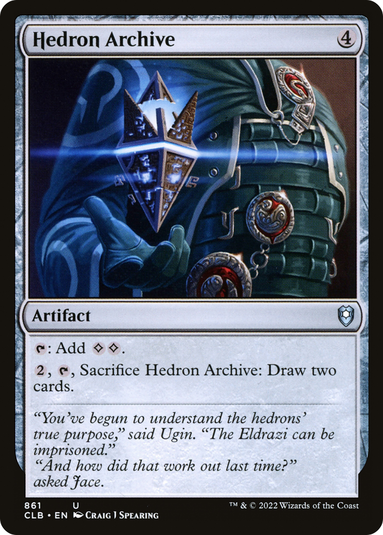 Hedron Archive [Commander Legends: Battle for Baldur's Gate] | Grognard Games