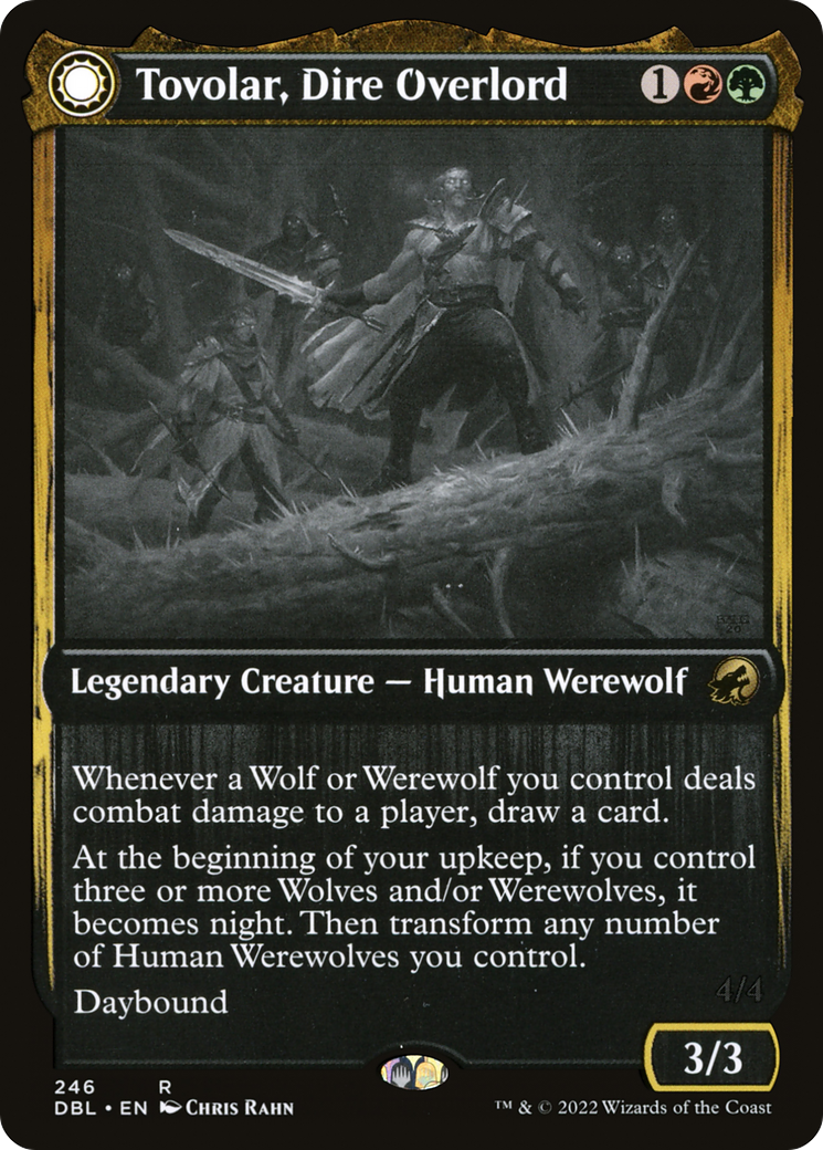 Tovolar, Dire Overlord // Tovolar, the Midnight Scourge [Innistrad: Double Feature] | Grognard Games