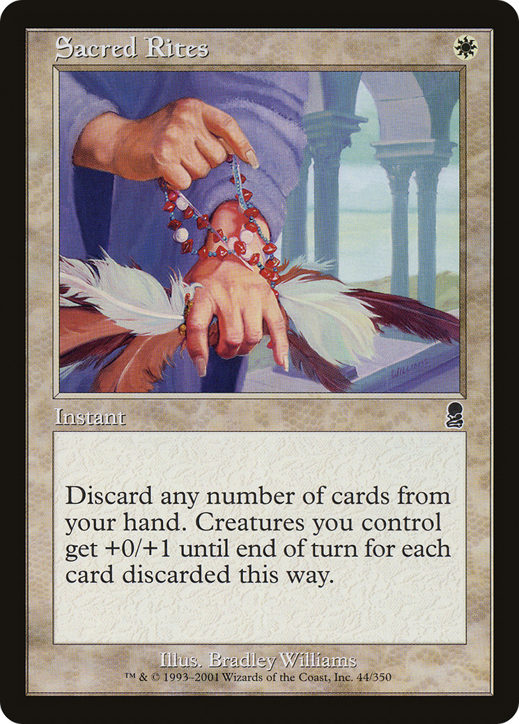 Sacred Rites (ODY-044) - Odyssey Foil | Grognard Games