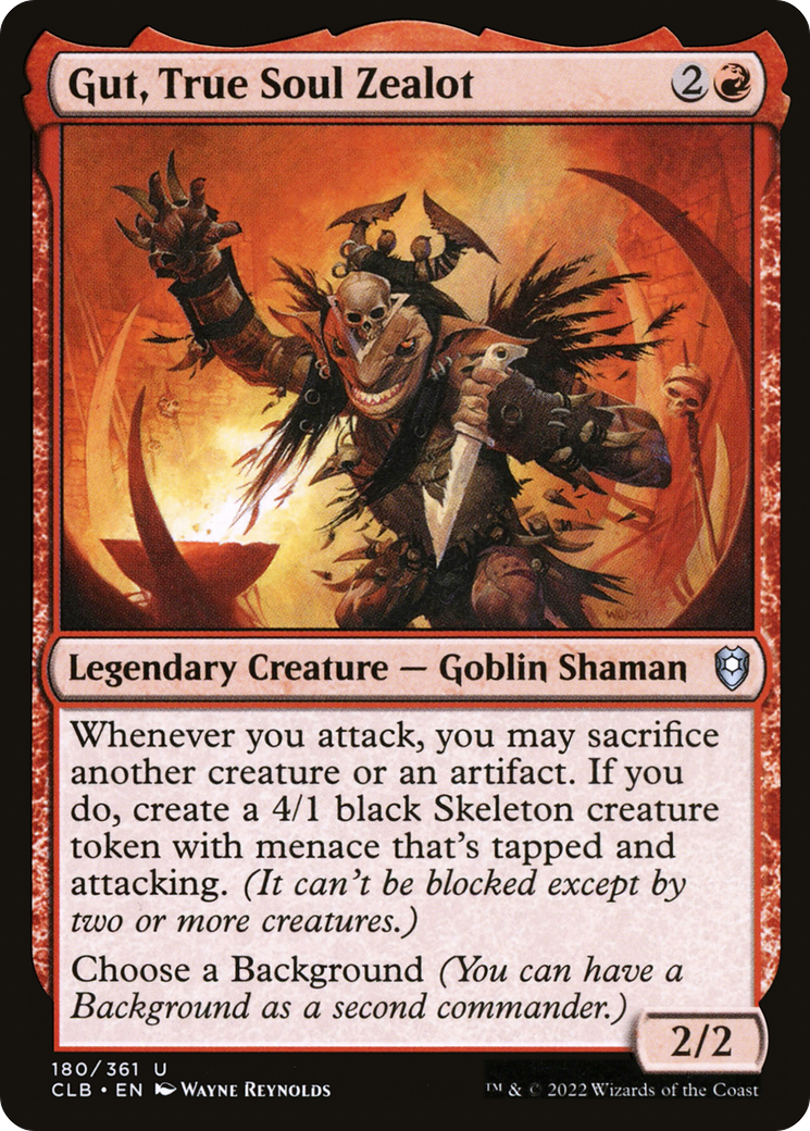 Gut, True Soul Zealot [Commander Legends: Battle for Baldur's Gate] | Grognard Games