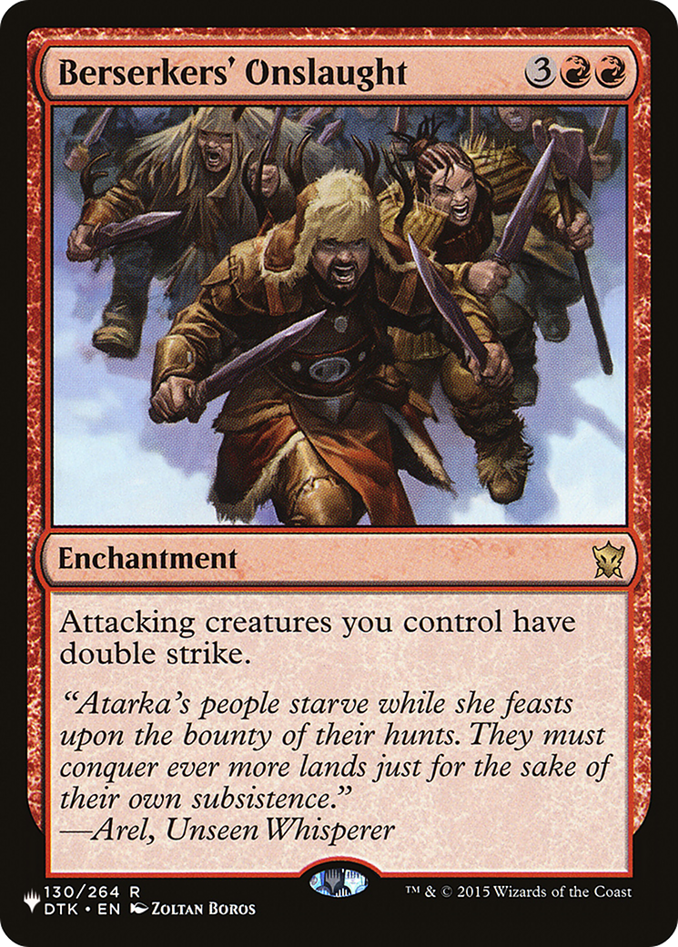 Berserkers' Onslaught [The List] | Grognard Games