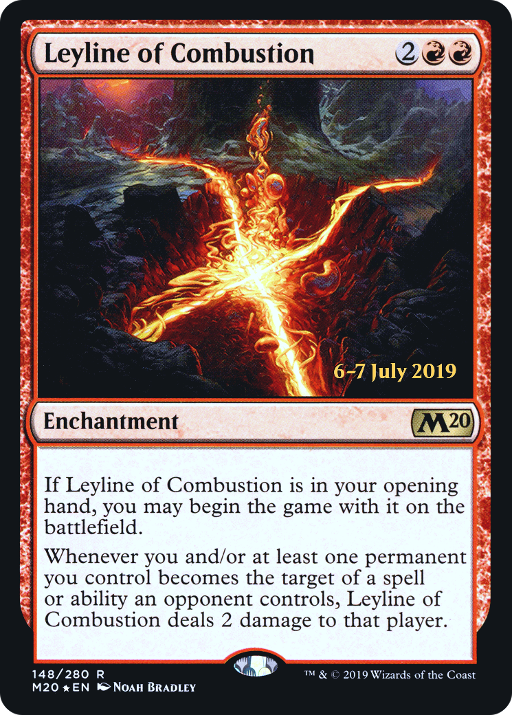 Leyline of Combustion  [Core Set 2020 Prerelease Promos] | Grognard Games