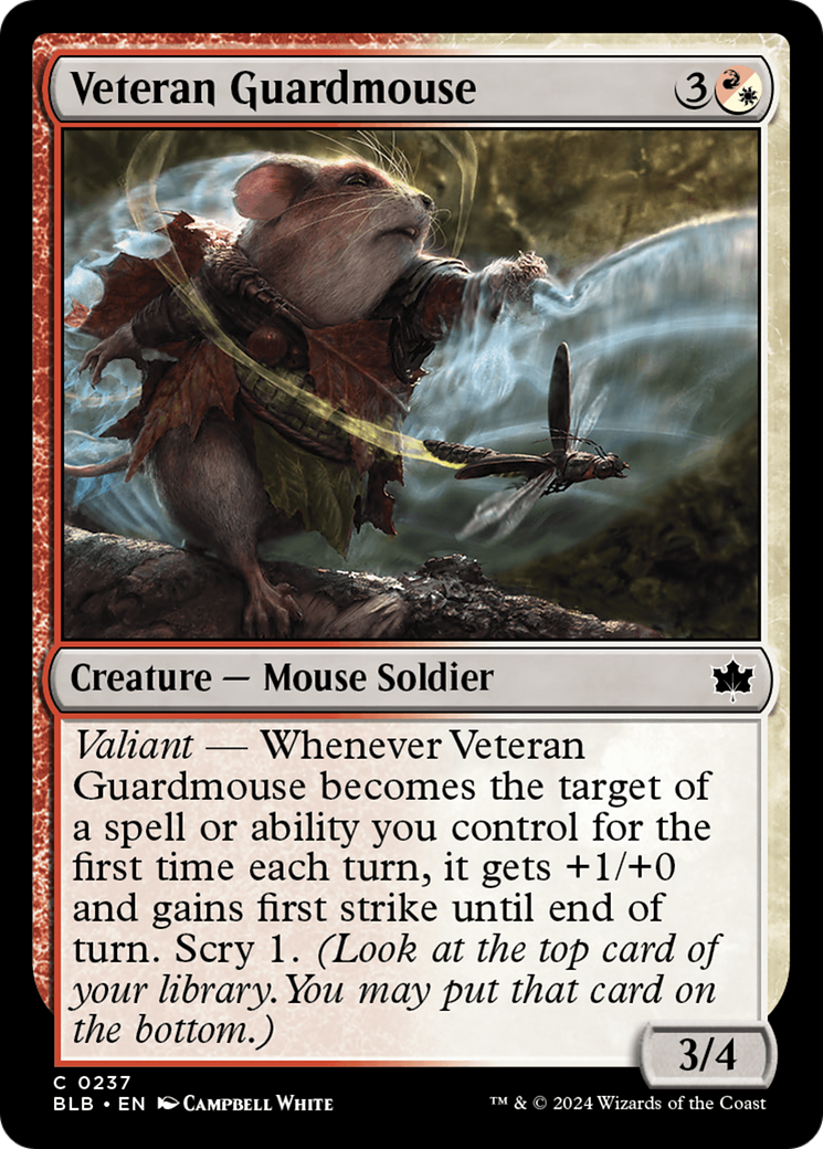 Veteran Guardmouse [Bloomburrow] | Grognard Games