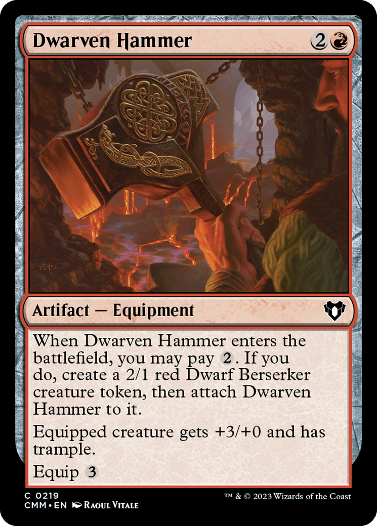 Dwarven Hammer [Commander Masters] | Grognard Games