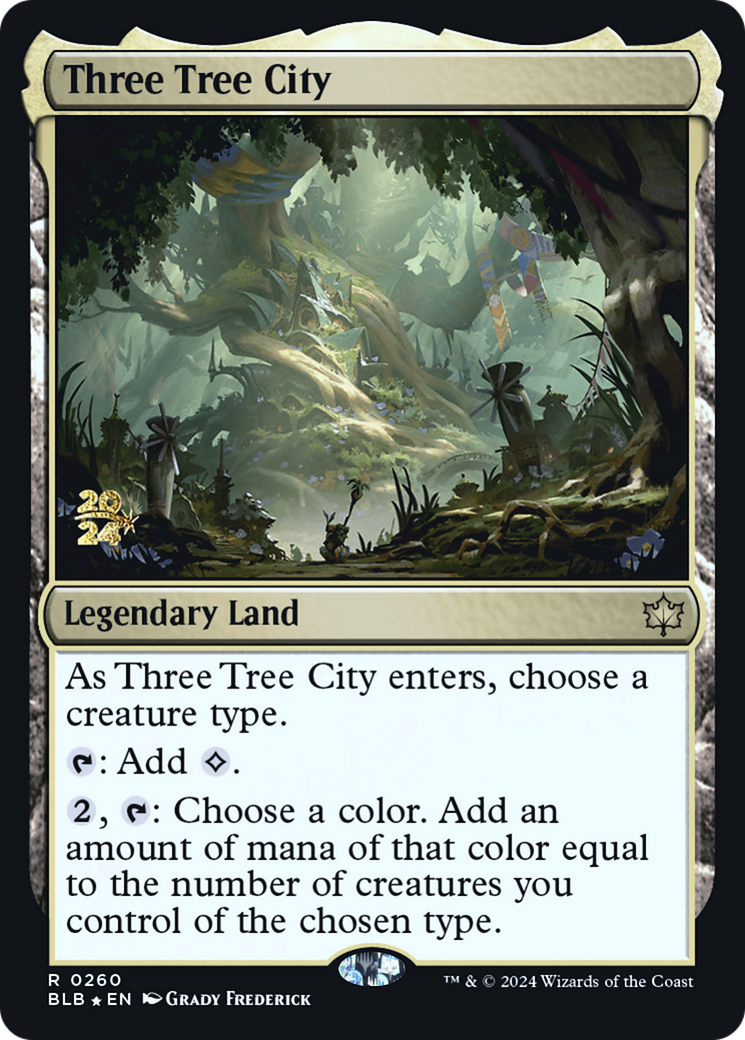 Three Tree City [Bloomburrow Prerelease Promos] | Grognard Games