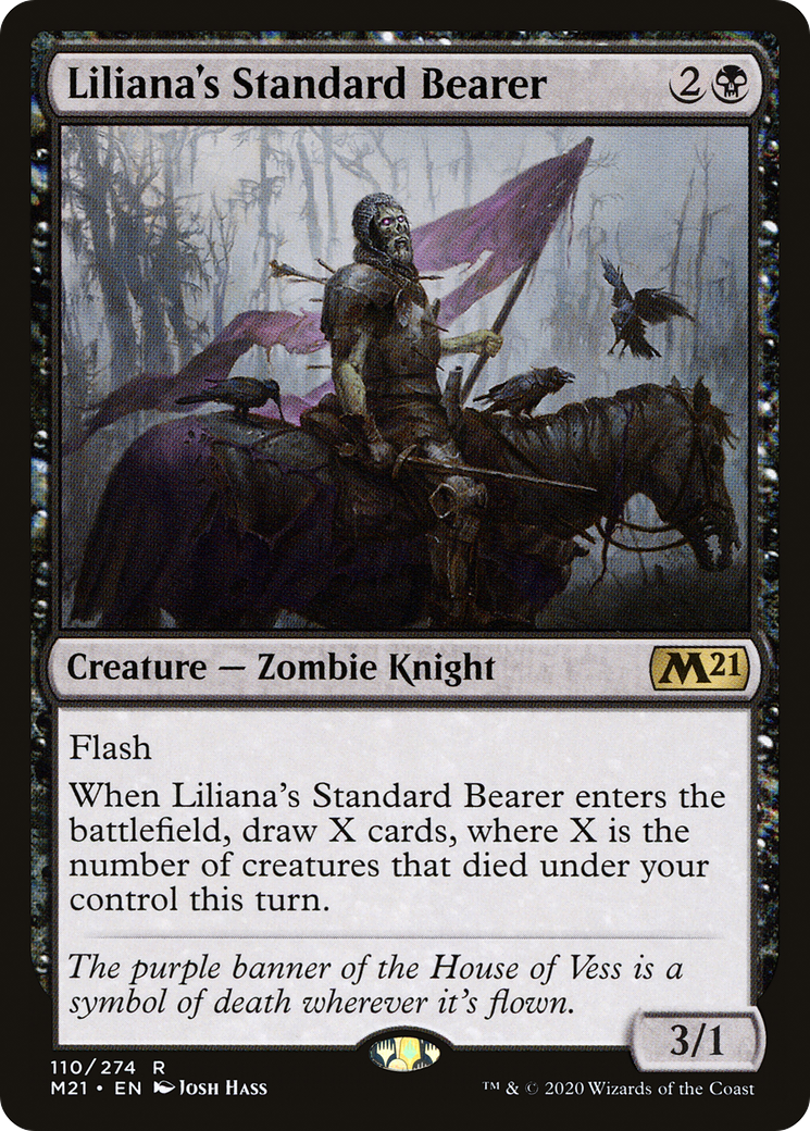 Liliana's Standard Bearer (M21-110) - Core Set 2021 | Grognard Games