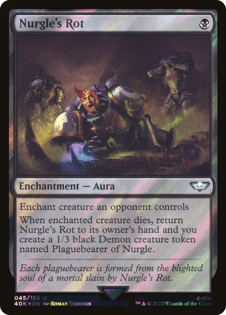 Nurgle's Rot (Surge Foil) [Universes Beyond: Warhammer 40,000] | Grognard Games