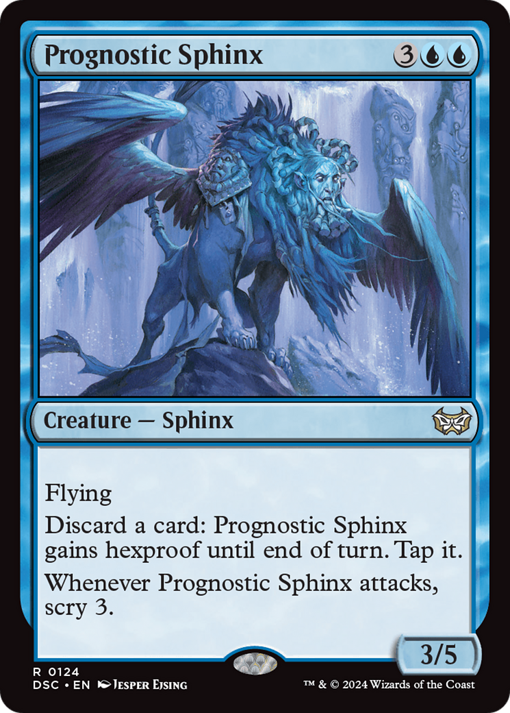 Prognostic Sphinx [Duskmourn: House of Horror Commander] | Grognard Games