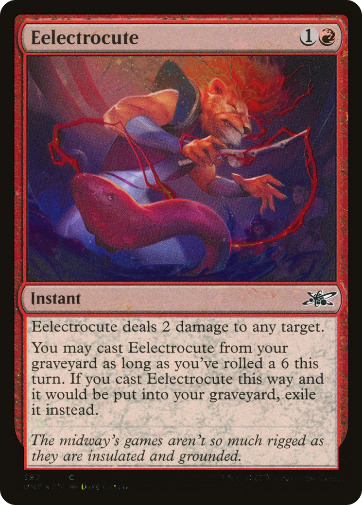 Eelectrocute (Galaxy Foil) [Unfinity] | Grognard Games