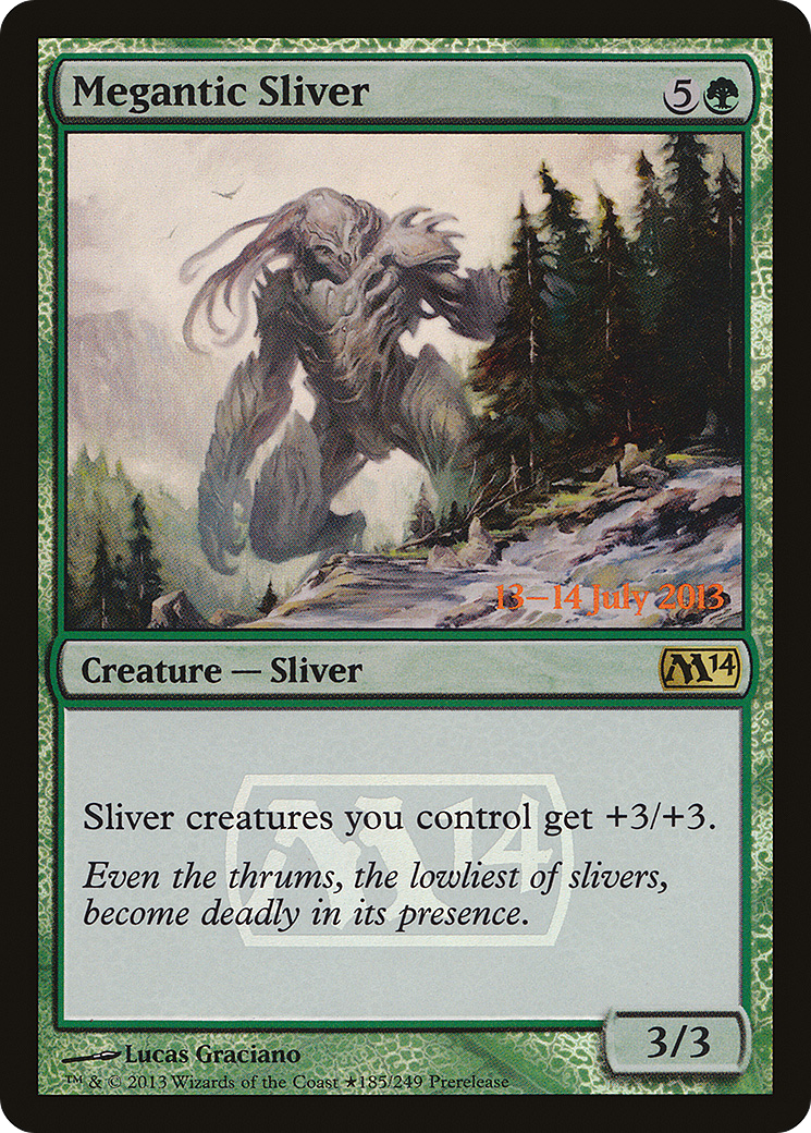 Megantic Sliver [Magic 2014 Prerelease Promos] | Grognard Games