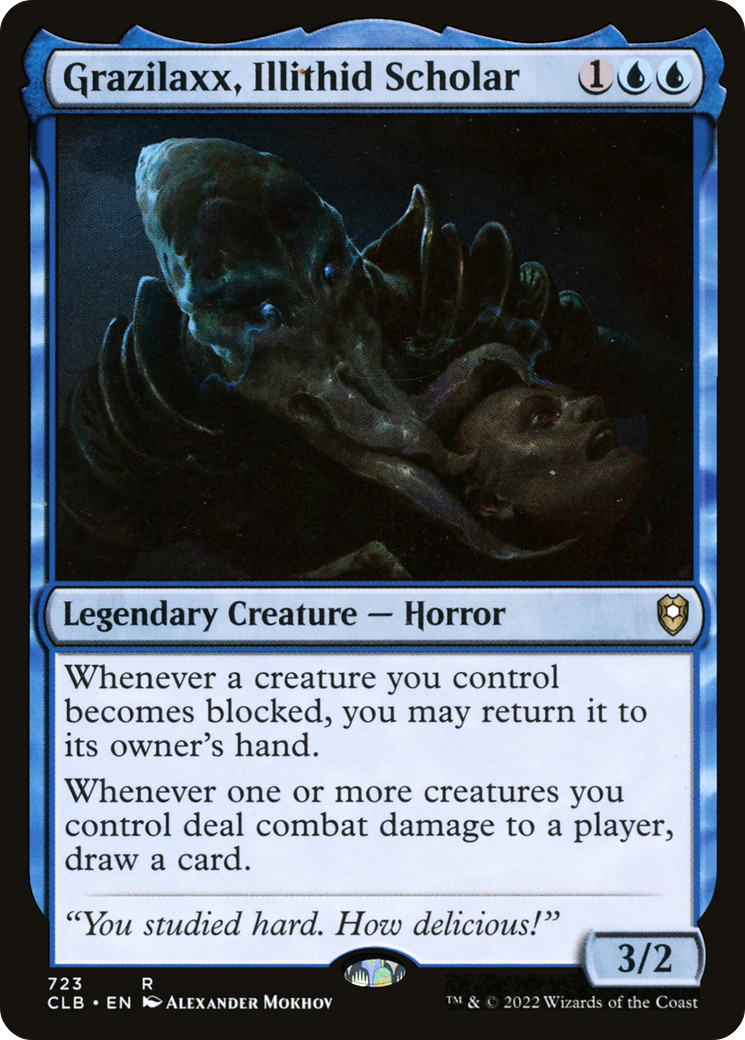 Grazilaxx, Illithid Scholar [Commander Legends: Battle for Baldur's Gate] | Grognard Games