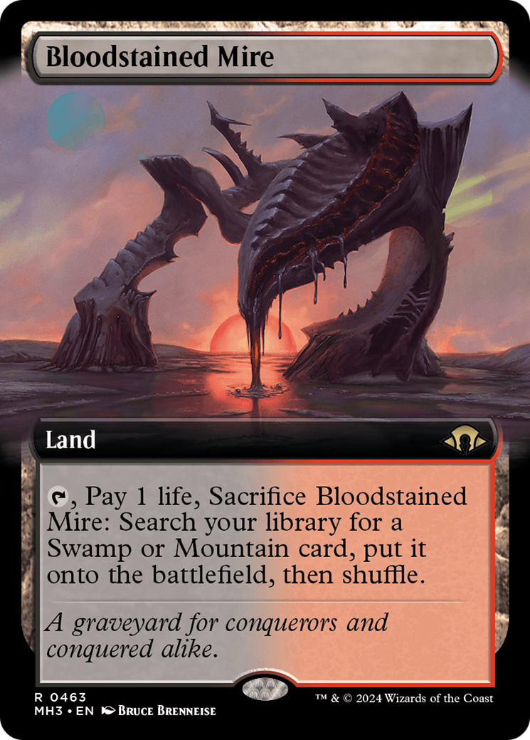 Bloodstained Mire (Extended Art) [Modern Horizons 3] | Grognard Games