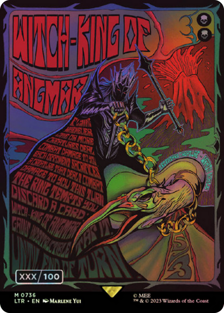 Witch-king of Angmar (Borderless Poster) (Serialized) [The Lord of the Rings: Tales of Middle-Earth] | Grognard Games