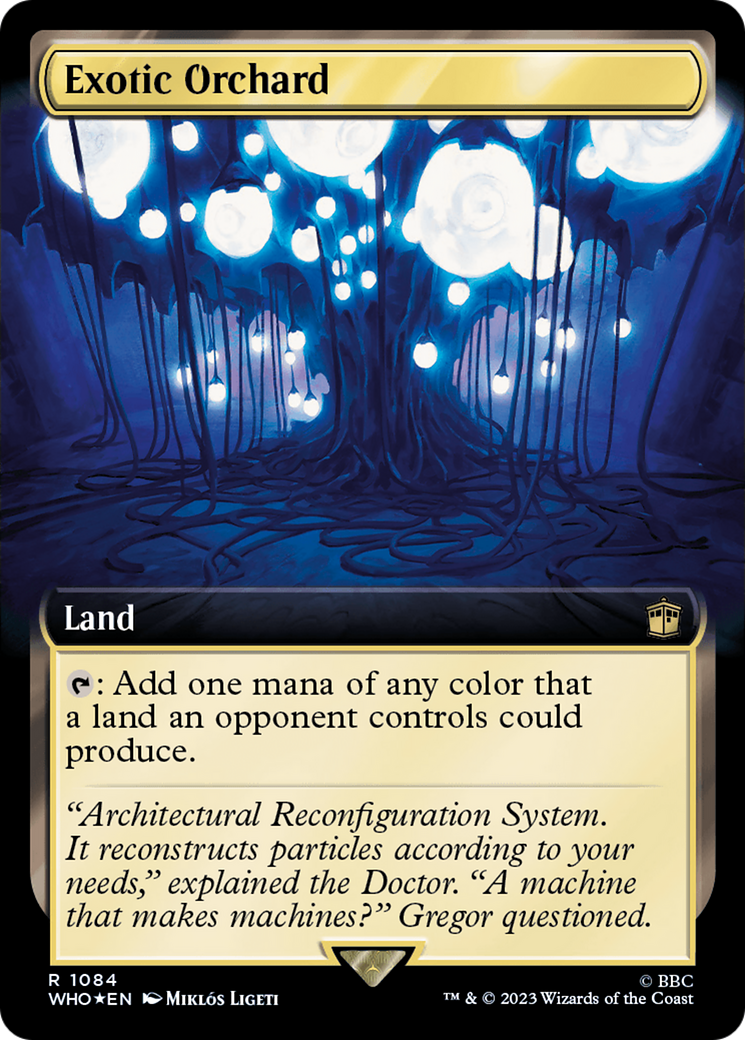 Exotic Orchard (Extended Art) (Surge Foil) [Doctor Who] | Grognard Games