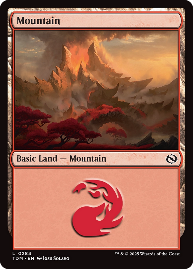 Mountain (0284) [Tarkir: Dragonstorm] | Grognard Games