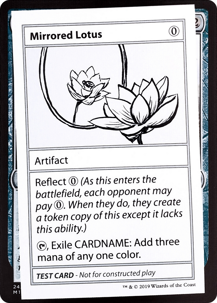 Mirrored Lotus (2021 Edition) [Mystery Booster Playtest Cards] | Grognard Games