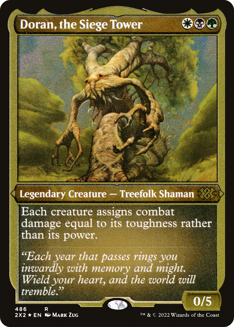 Doran, the Siege Tower (Foil Etched) (2X2-486) - Double Masters 2022 Foil | Grognard Games