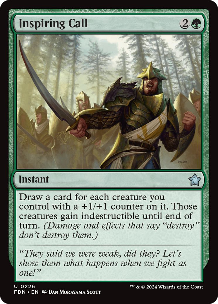 Inspiring Call [Foundations] | Grognard Games