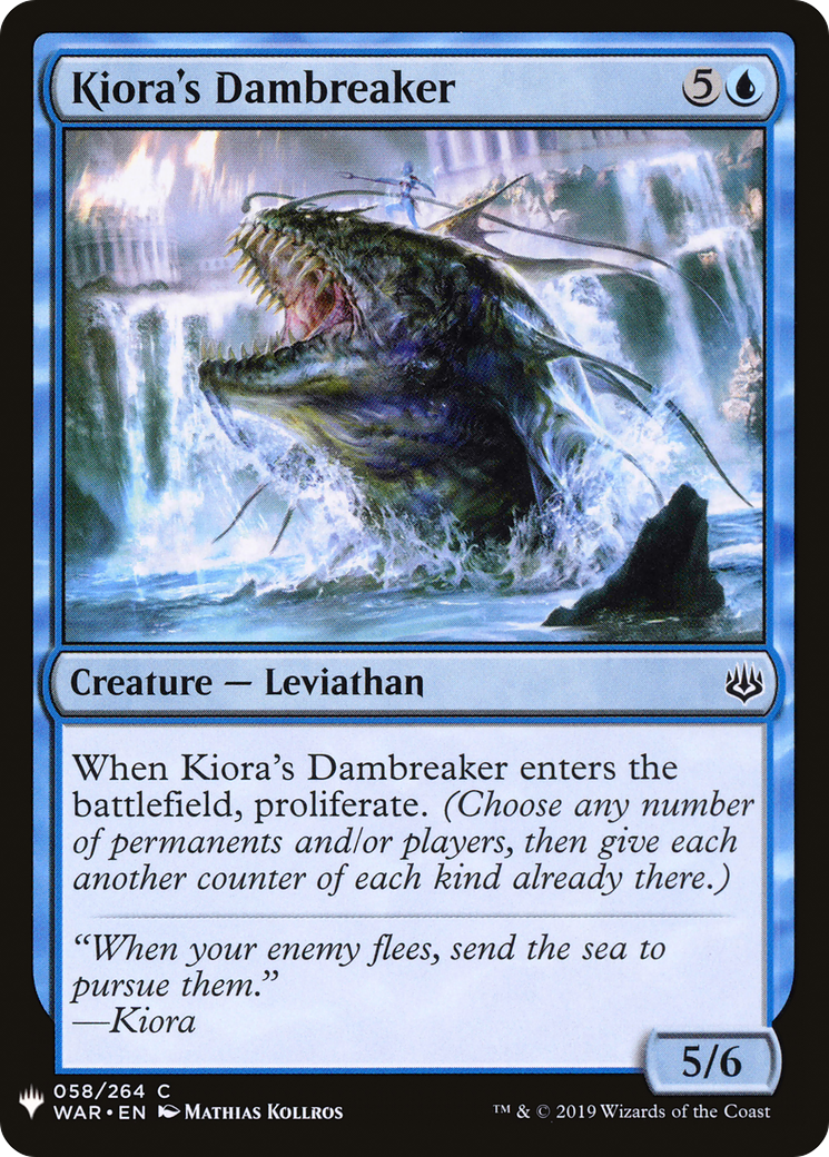 Kiora's Dambreaker [Mystery Booster] | Grognard Games