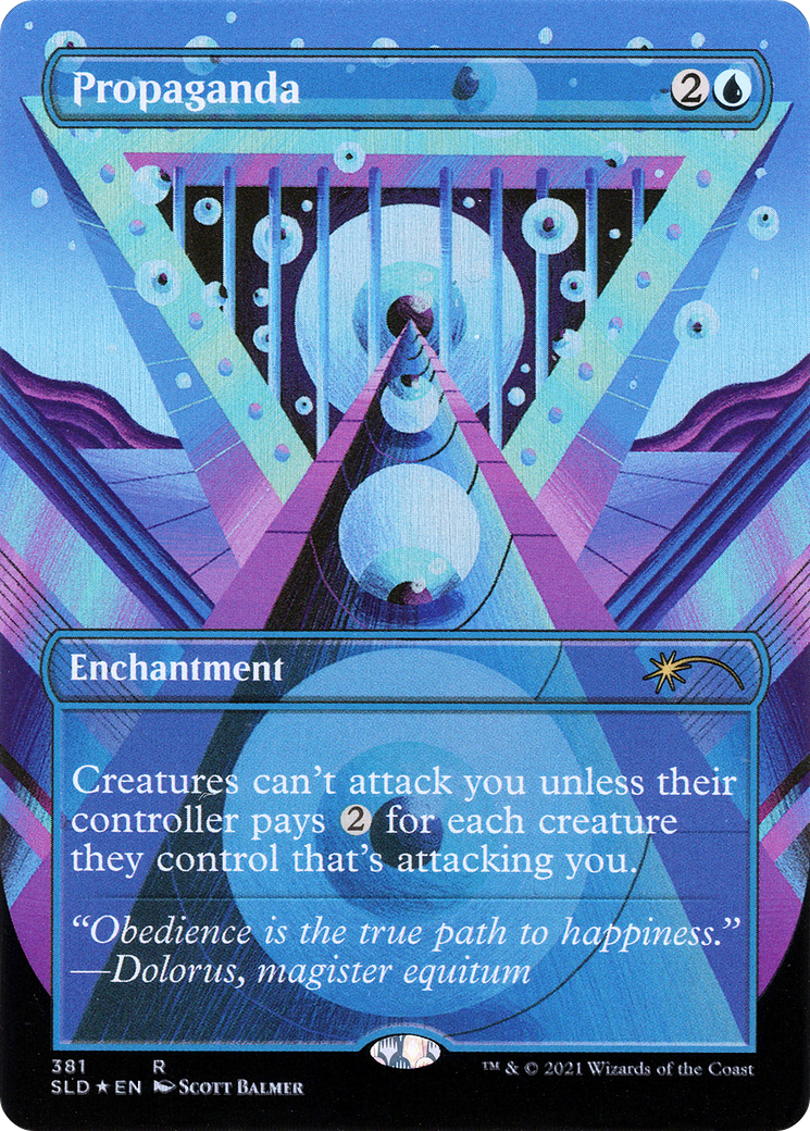 Propaganda // Propaganda (Borderless) [Secret Lair Drop Series] | Grognard Games