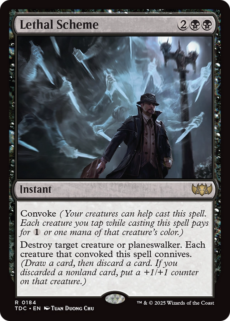 Lethal Scheme [Tarkir: Dragonstorm Commander] | Grognard Games