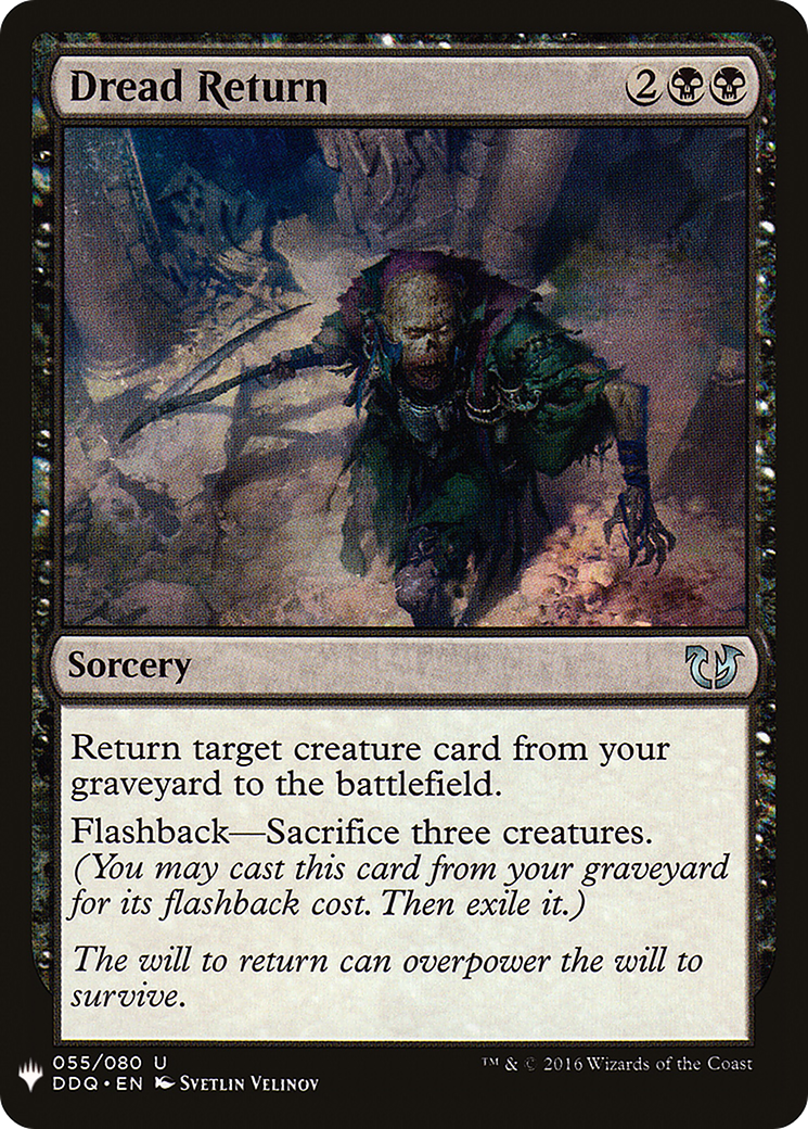Dread Return [Mystery Booster] | Grognard Games