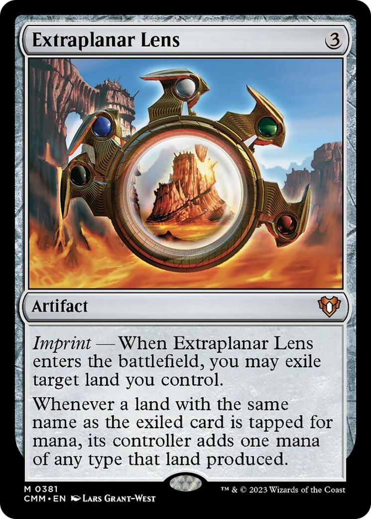 Extraplanar Lens [Commander Masters] | Grognard Games