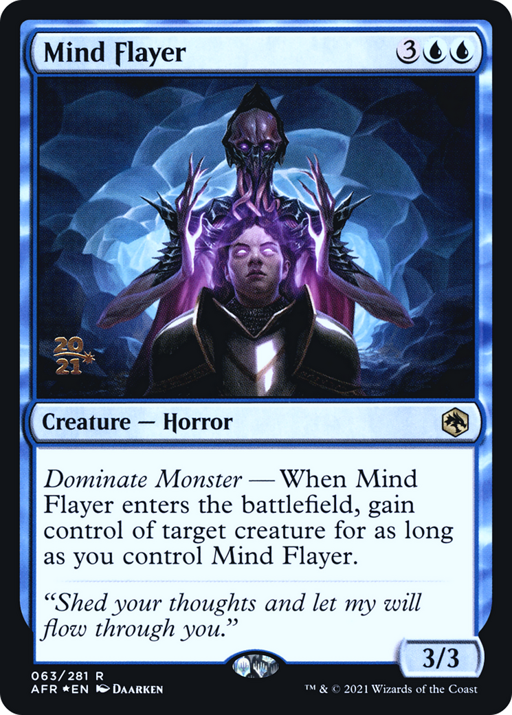 Mind Flayer [Dungeons & Dragons: Adventures in the Forgotten Realms Prerelease Promos] | Grognard Games