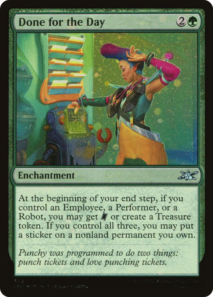 Done for the Day (Galaxy Foil) [Unfinity] | Grognard Games
