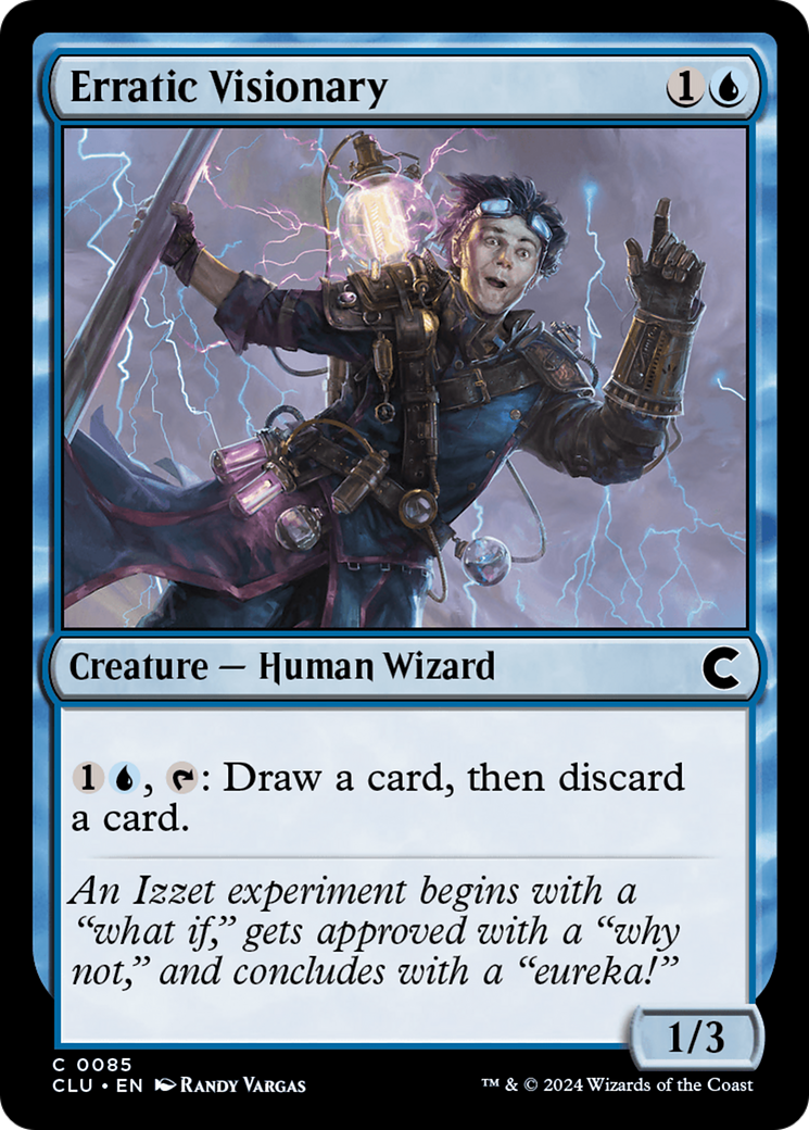 Erratic Visionary [Ravnica: Clue Edition] | Grognard Games