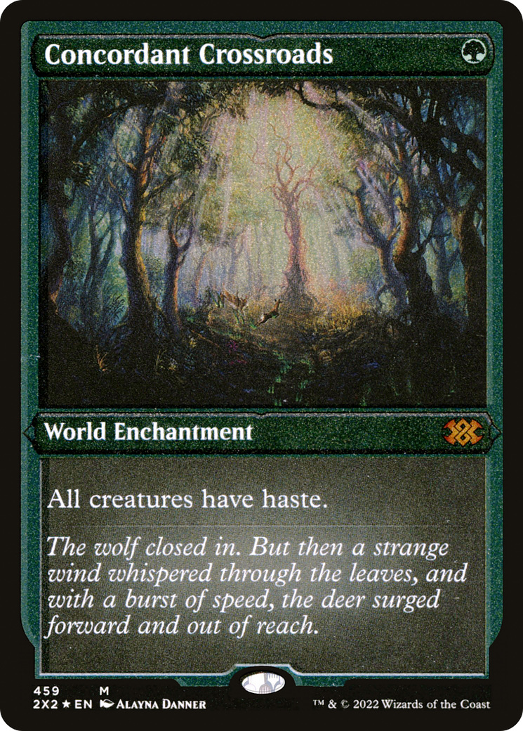 Concordant Crossroads (Foil Etched) (2X2-459) - Double Masters 2022 Foil | Grognard Games