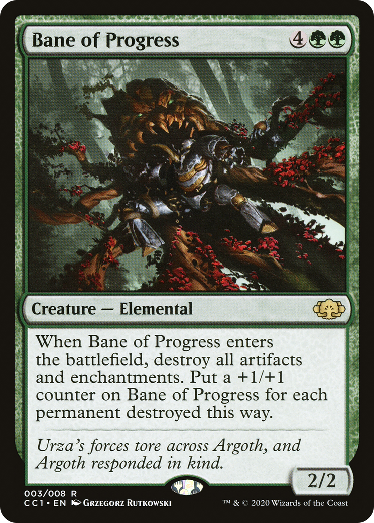 Bane of Progress [Commander Collection Green] | Grognard Games