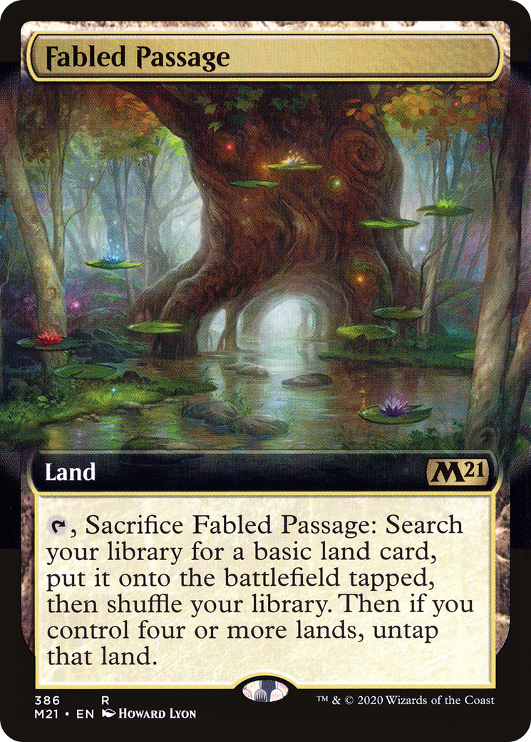 Fabled Passage (M21-386) - Core Set 2021: (Extended Art) Foil | Grognard Games